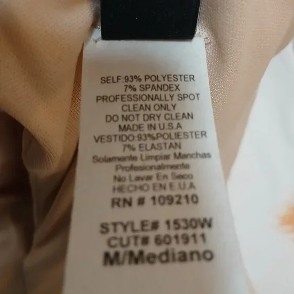 NWOT Windsor 2 Piece Formal Maxi Dress Women’s Size M Set Beige Halter Crop Top - Picture 6 of 6